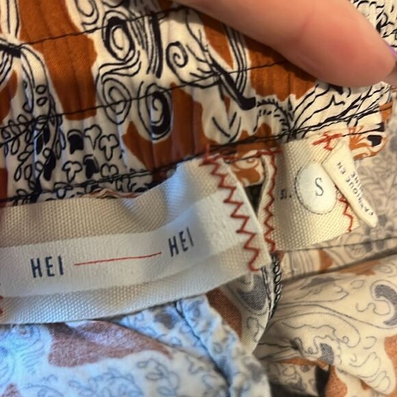 Anthropologie Hei Hei Lalasa Boho Paisley Wide Leg Palazzo Pants, S! - Picture 7 of 8